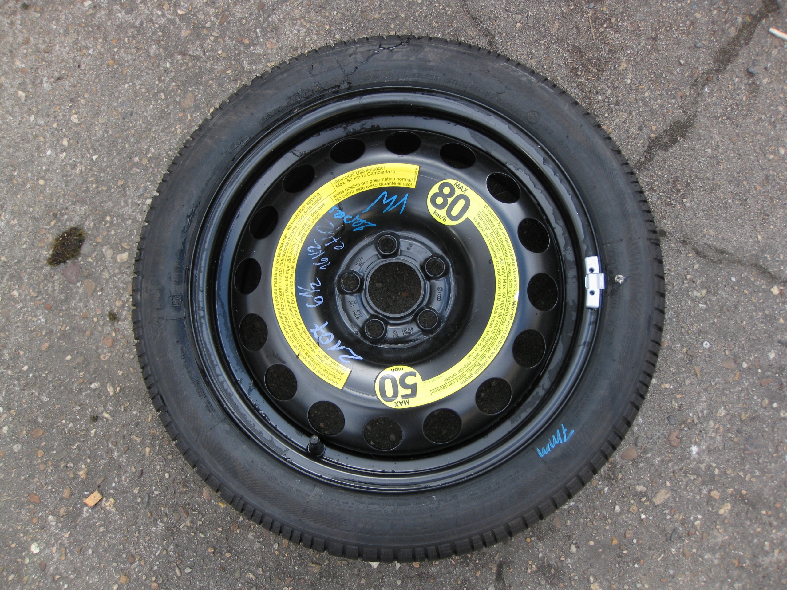 VW wheel spare 6,5J X 16 5X100 ET42