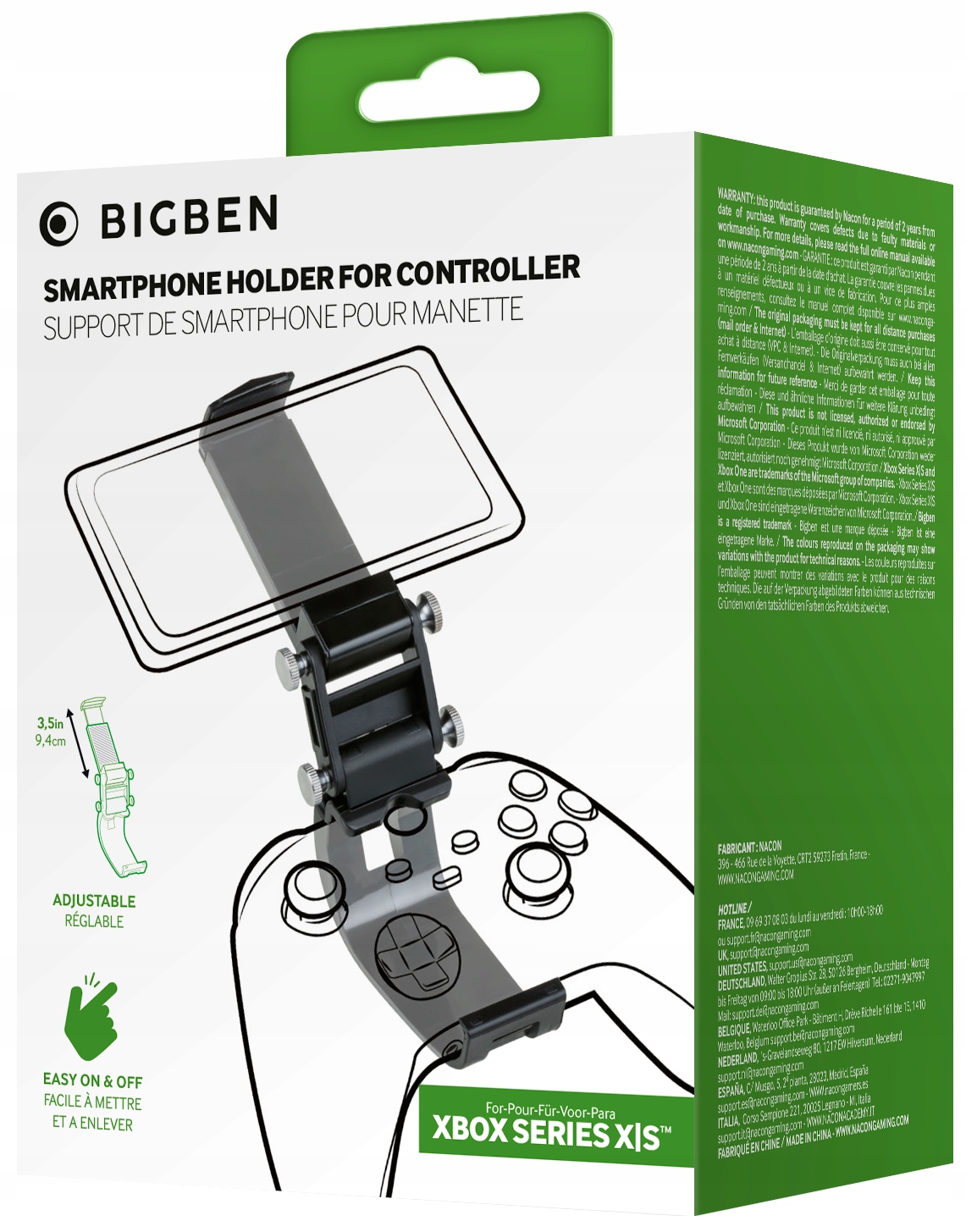 

Uchwyt do Telefonu na Pada Xbox Series X|s BigBen