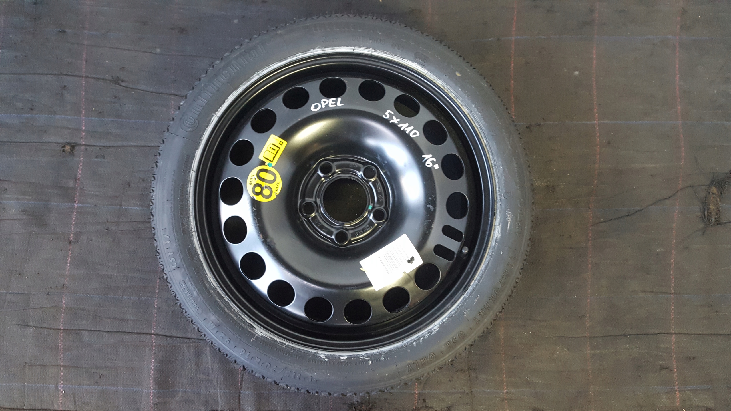 wheel spare 16 5x110 ET41 OPEL SAAB