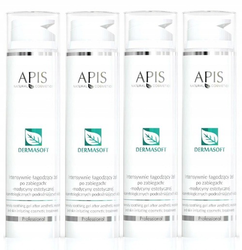 Apis Dermasoft Intezivně zklidňující Gel po ošetření 200 Ml x 4 ks