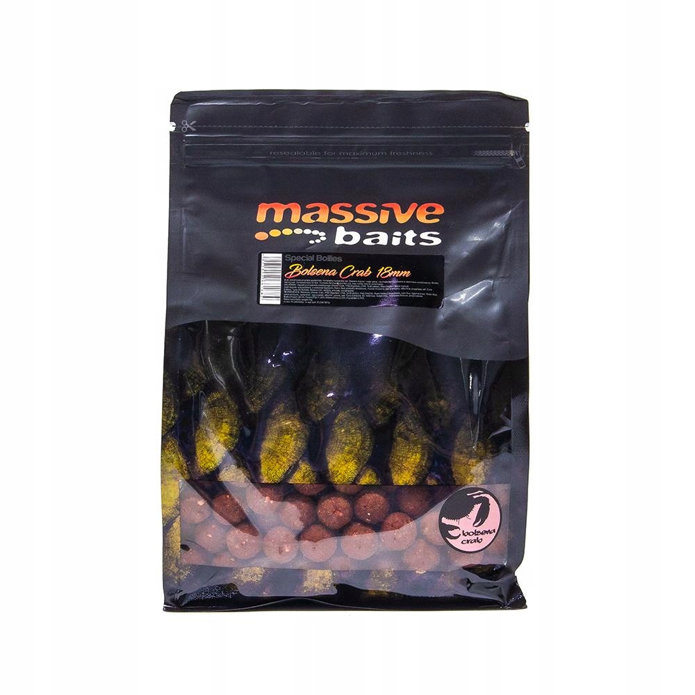 Massive Baits Special Boilies Bolsena Crab 18mm 1kg Kulki