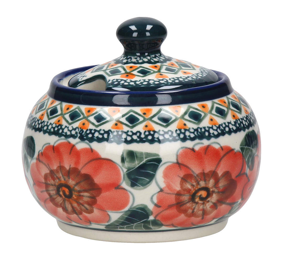 

Cukiernica ceramiczna Bolesławiec 300 ml dek. 124