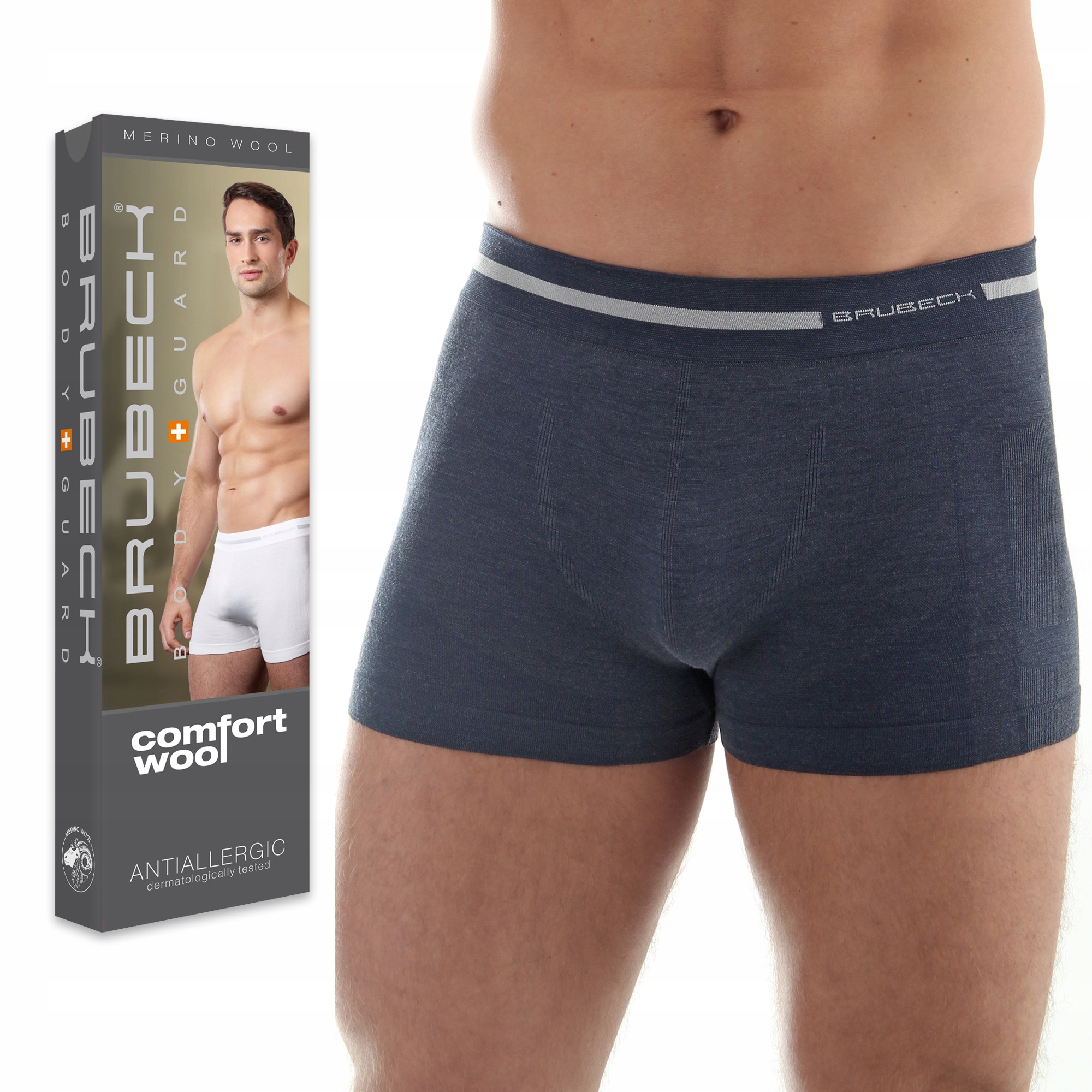 

Brubeck BX10430 bokserki męskie Wełniane - XXL