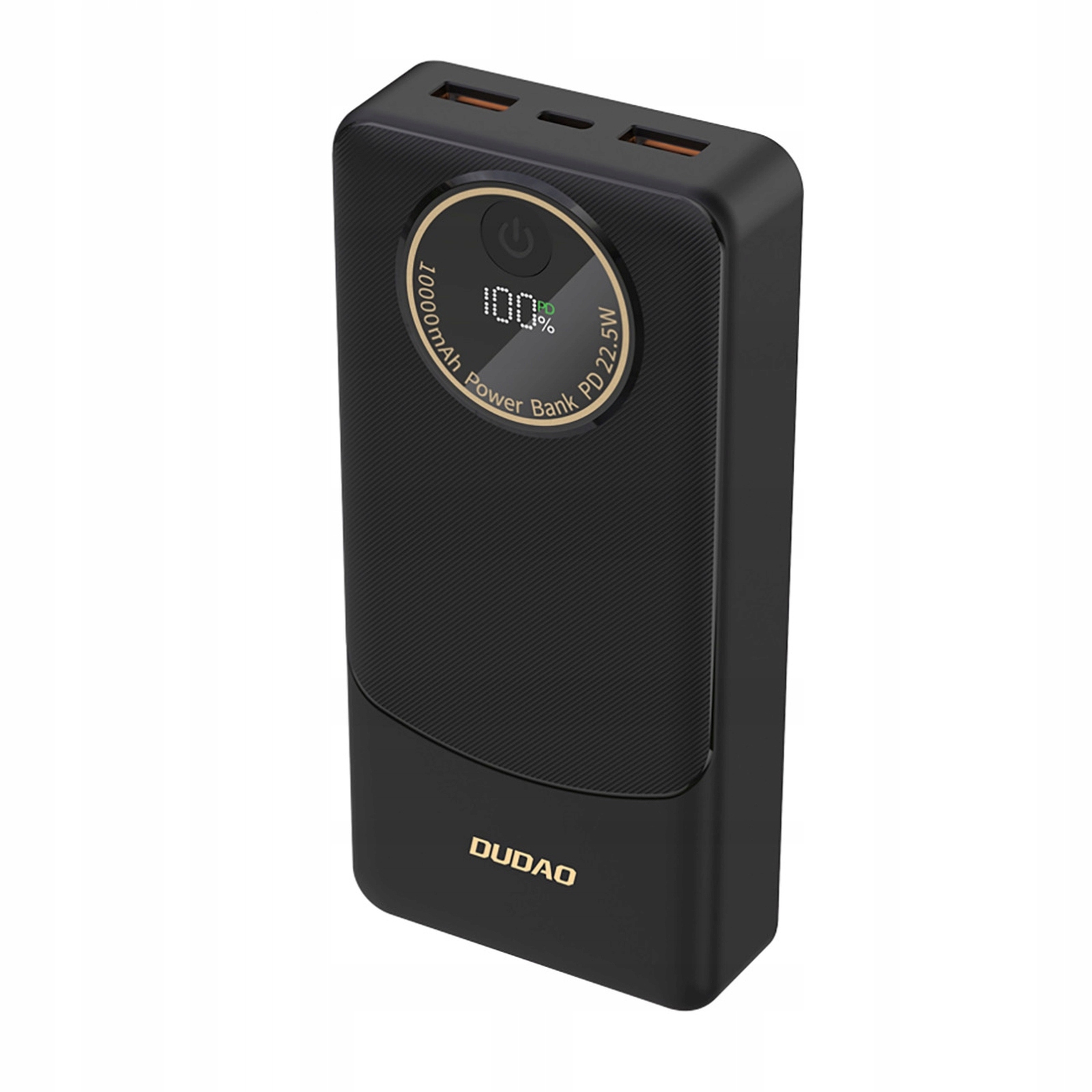 Powerbanka 20000MAH Usb-a Usb-c K12PRO 22.5W Pd Černá Přenosná Nabíječka