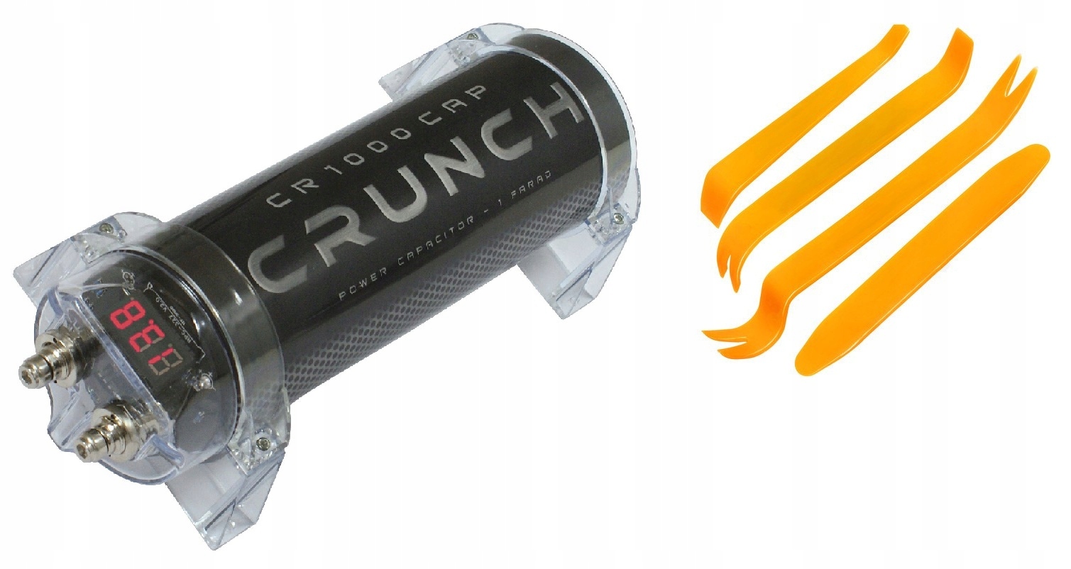 Kondenzátor 1F pre automobilový zosilňovač kľúče Crunch CR1000CAP