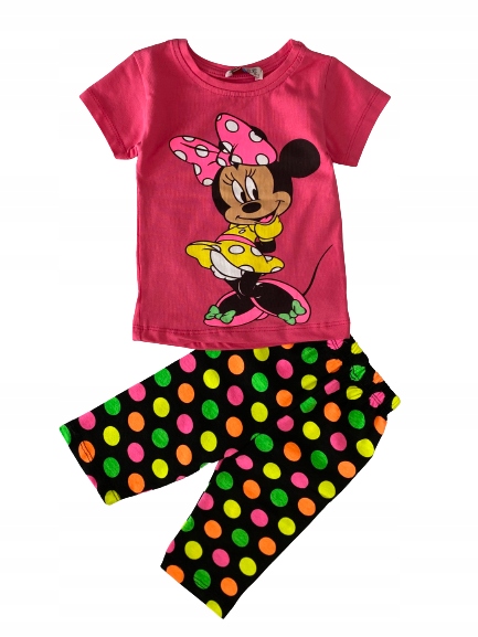 

Komplet dziecięcy Myszka Minnie koszulka szorty 86