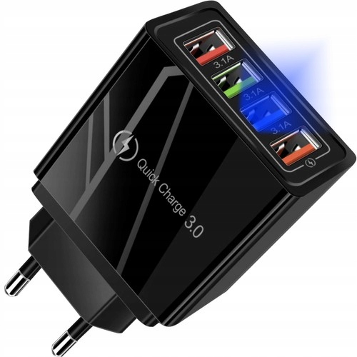 Szybka ładowarka sieciowa USB Quick Charge 3.0 4x