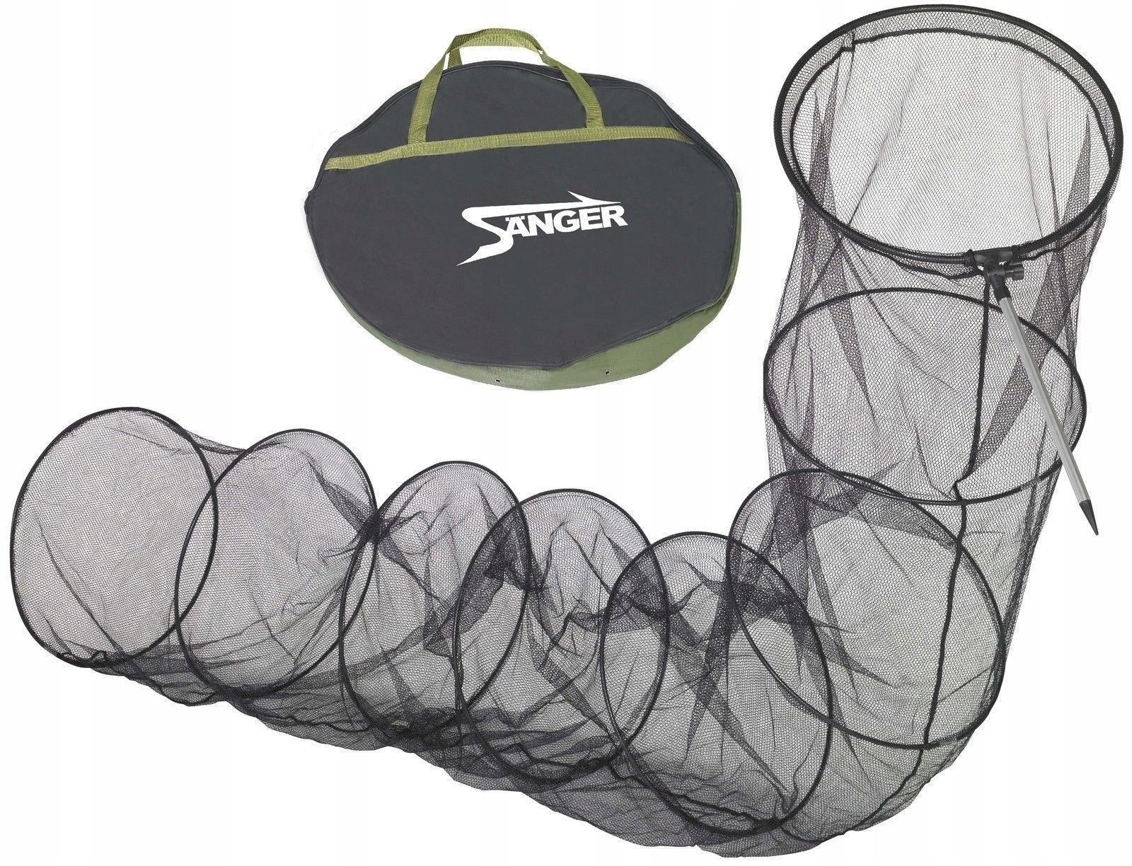 Saenger Zestaw Siatka Wędkarska 400cm, Sztyca, Pokrowiec