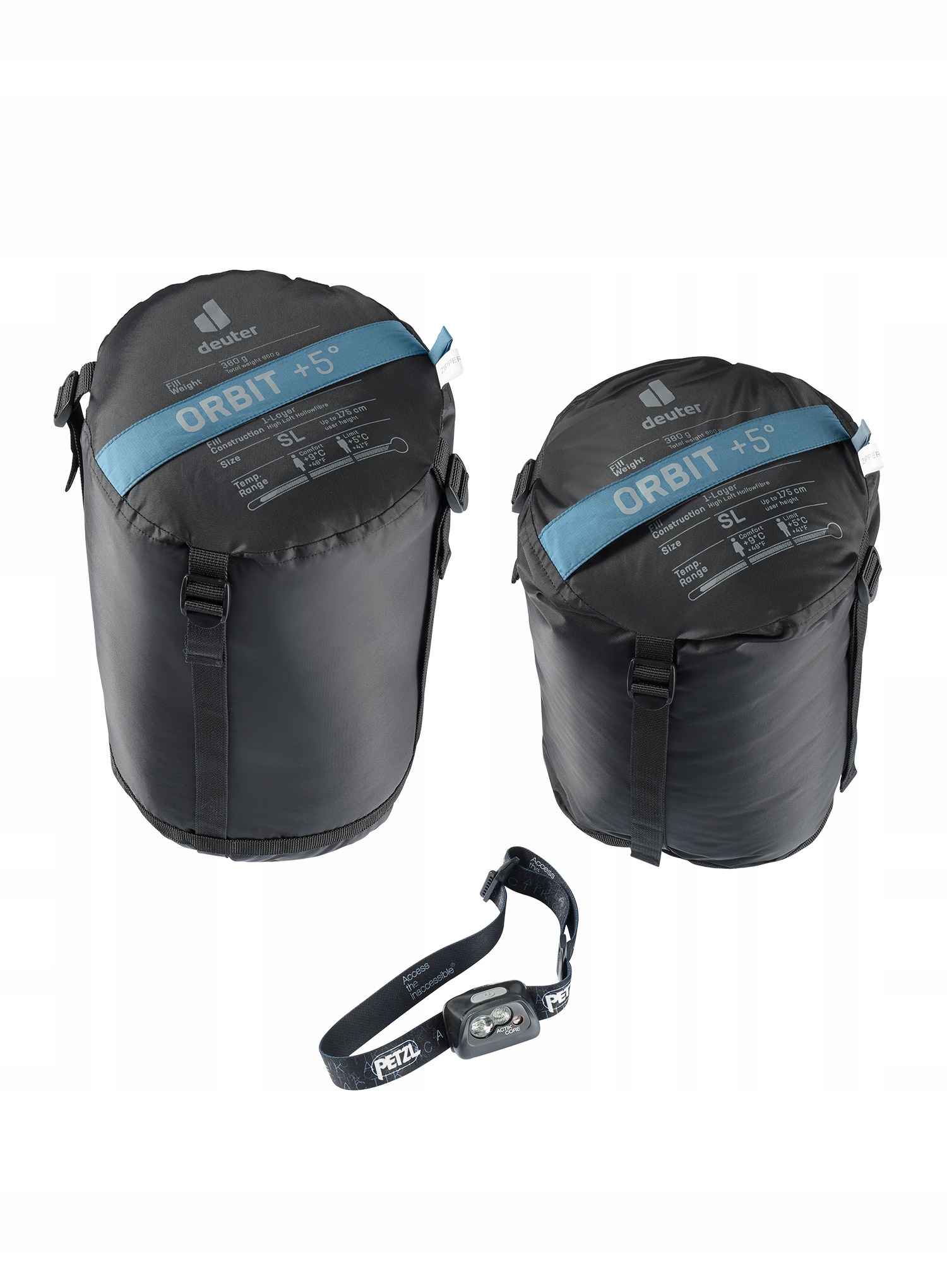 Śpiwór damski Deuter Orbit +5 SL (175 cm) - atlantic/sage Model Orbit +5 SL