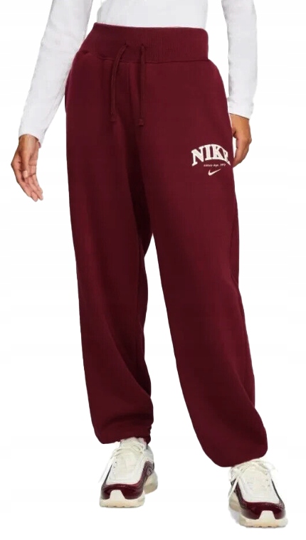 Dámské kalhoty Nike Phoenix Fleece Oversized Fit FB9959-638 M