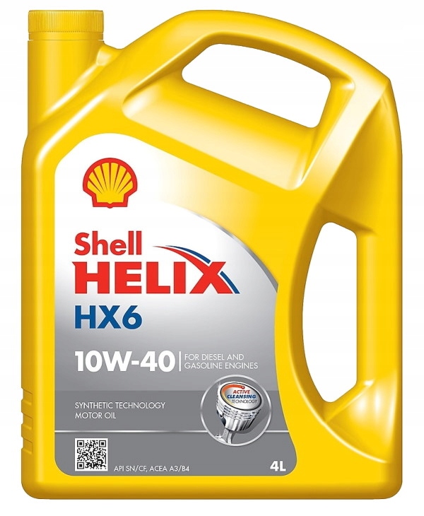 

Shell Helix HX6 10W40 4L Sn/cf A3/B4