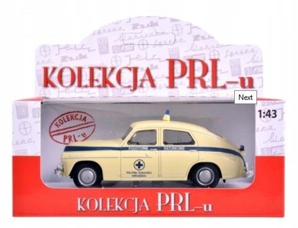 

Kolekcja PRL-u Warszawa M-20 Pogotowie Ratunkowe