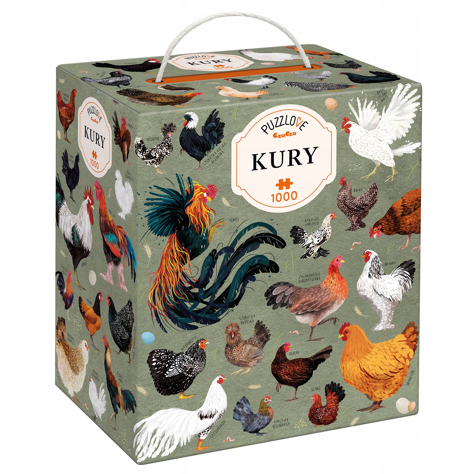 Puzzlove CzuCzu Kury puzzle 1000 elementów