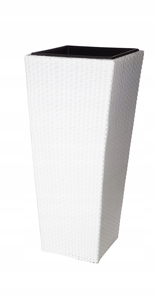 Doniczka Gartenfreude 46 cm x 46 x 105 cm tworzywo sztuczne biały -  porównaj ceny