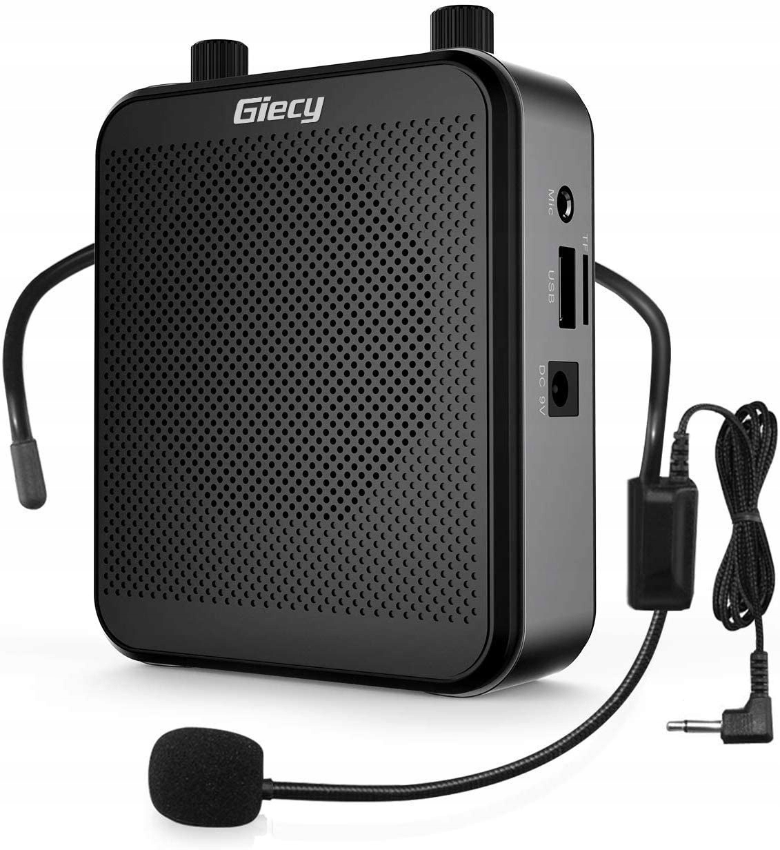 Giecy Přenosný hlasový zesilovač 30 W, s