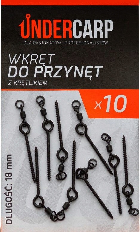 Wkręt Undercarp Do Przynęt Z Krętlikiem 18mm