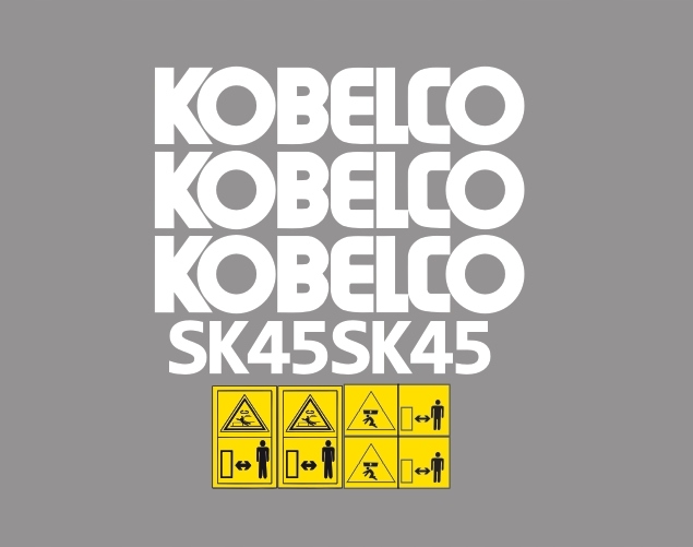Naklejki oklejenie KOBELCO SK45