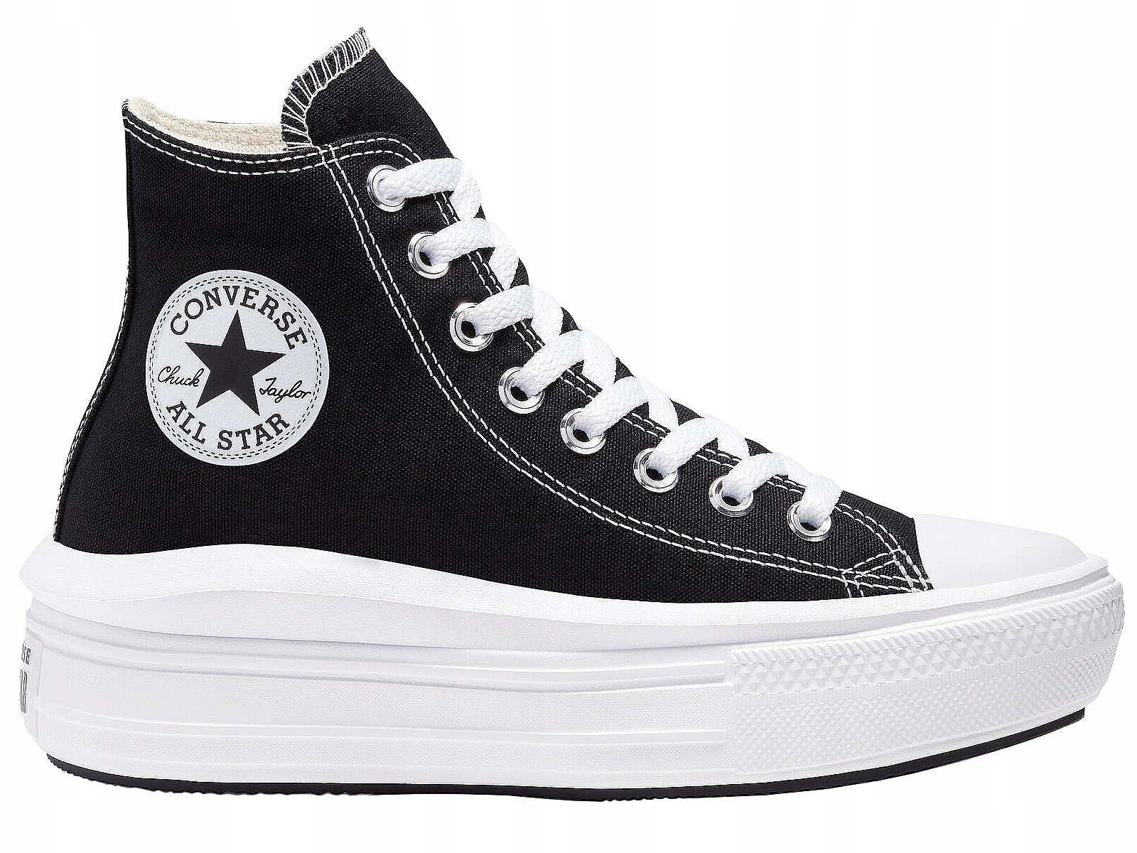 Boty Tenisky Converse All Star 568497C černé chuck platforma vysoké 38
