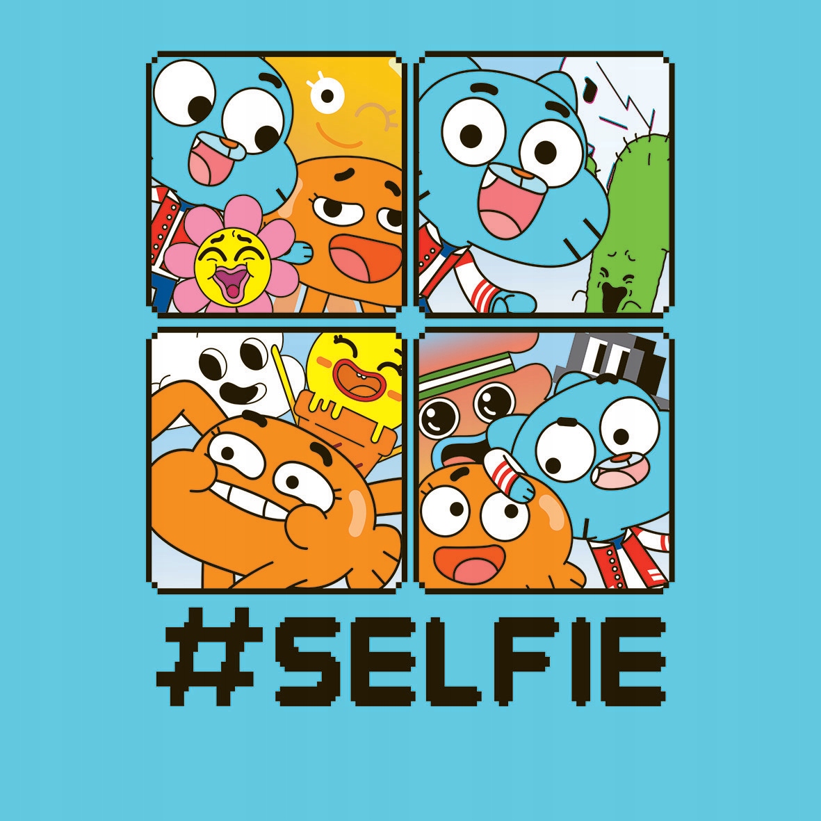 

Poszewka Gumball #selfie Cartoon Network 40x40