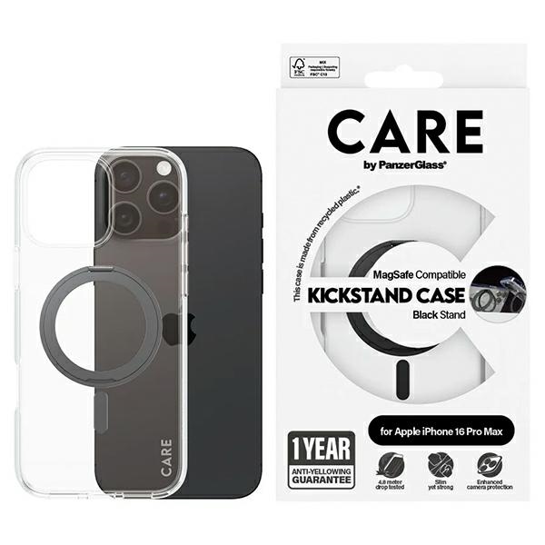 Pouzdro Care by PanzerGlass Funkce KickstandCase pro iPhone 16 Pro Max 6,