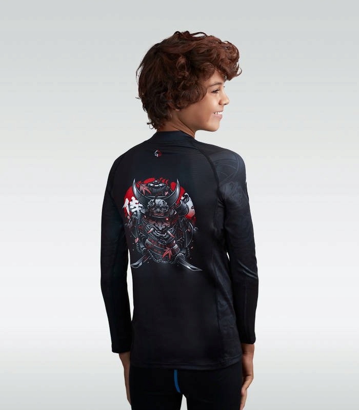 Dětské rashguard tričko s dlouhým rukávem Samurai 2.0 Kids, velikost 158 cm Ground Game