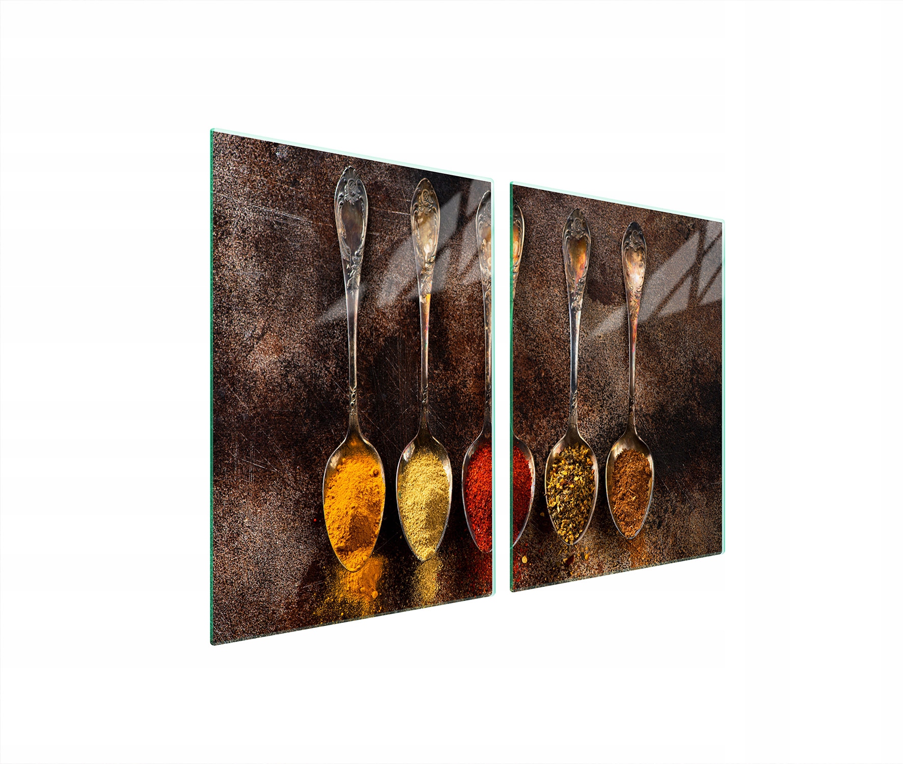 Skleněná Ochranná Deska Do Kuchyně 2x45x52 Koření Tvrzené Sklo