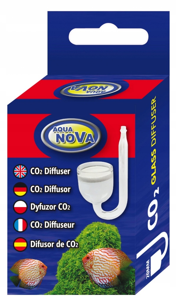 

Nano dyfuzor szklany 20mm Aqua Nova przyssawka