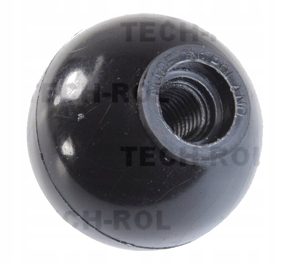 

Gałka na dźwignię czarna fi-40 mm, gwint M10