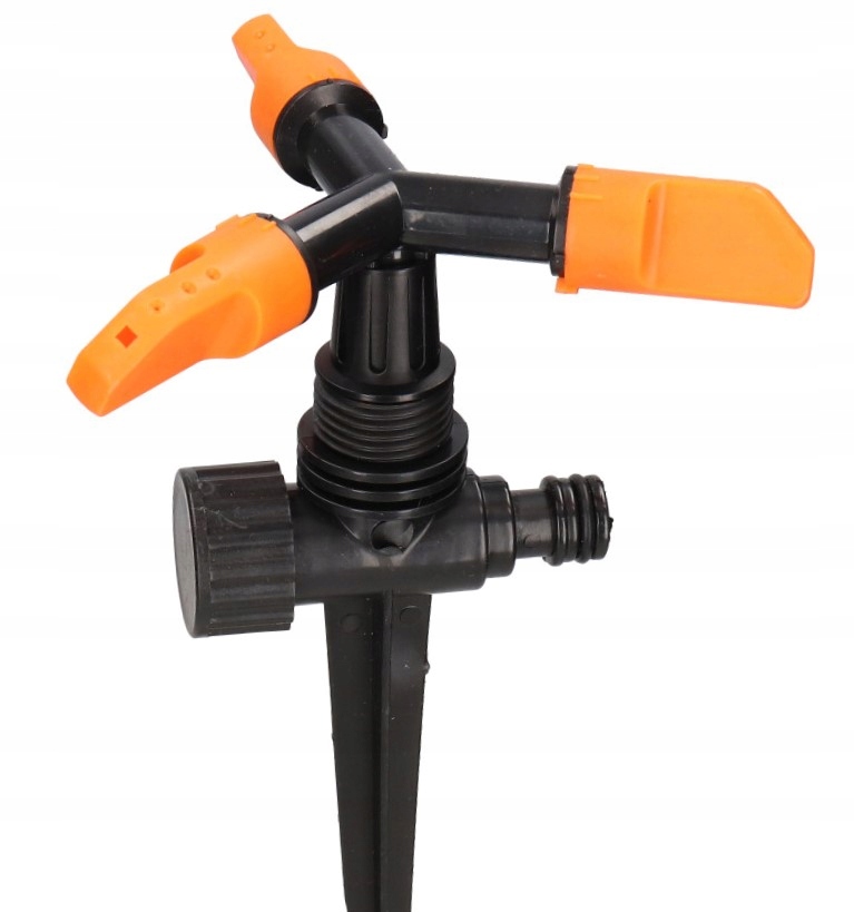 SPRYSKIWACZ ZRASZACZ OBROTOWY DO WĘŻA OGRODOWEGO Marka DEKO