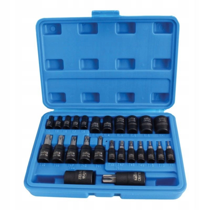

Klucze Nasadowe Torx/e 1/4"+3/8"+1/2” 25