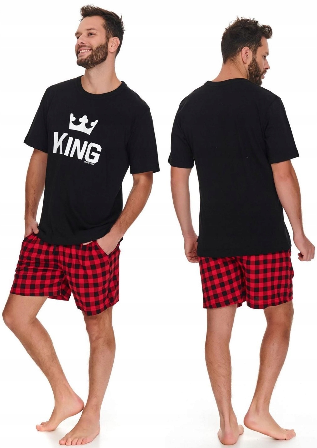 

Db 9952 Piżama męska King 100% bawełna *XL* czarna