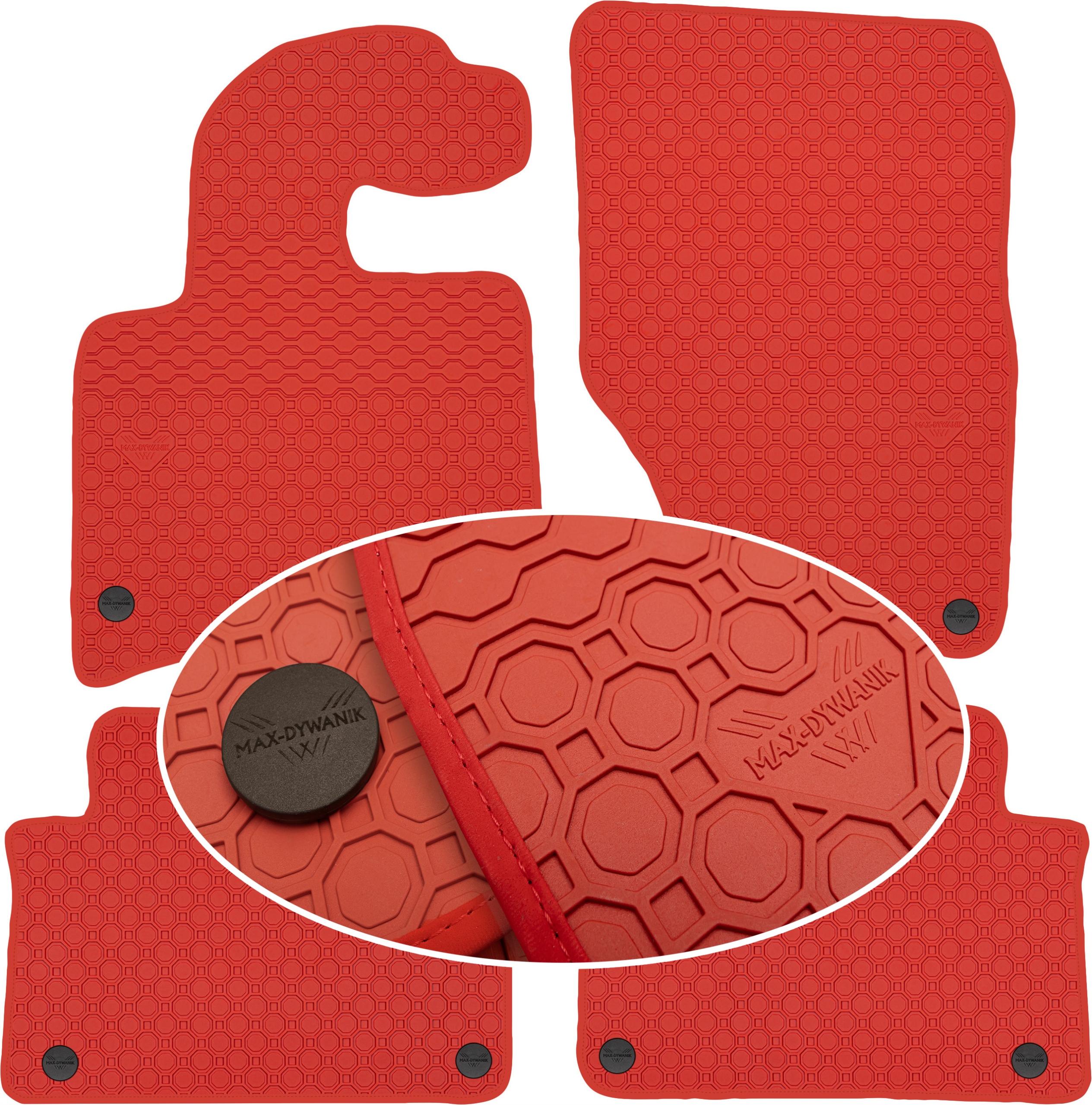 Audi Q7 I Suv 5os 2006-2015 Koberce Červené