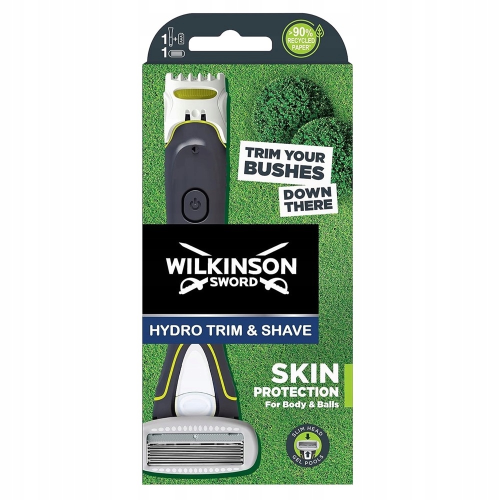 Wilkinson Hydro Trim & Shave Holicí strojek a zastřihovač, 1 kus