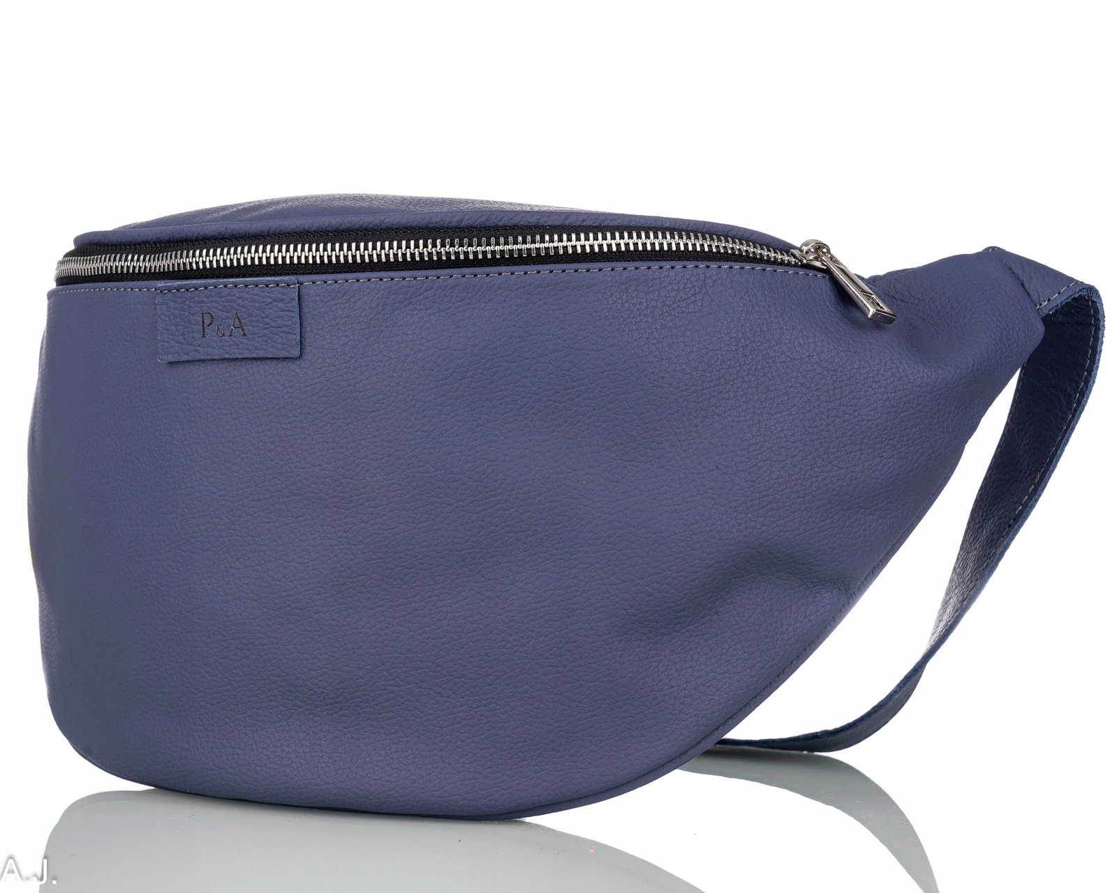Dámská kožená taška z velké kůže crossbody na boky, prostorná
