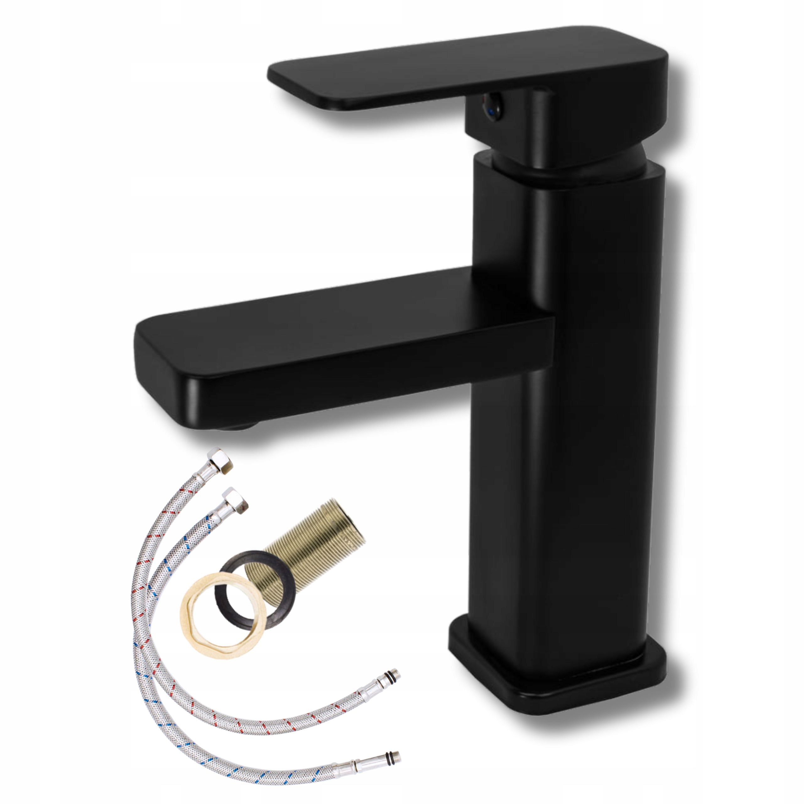 Umyvadlová Baterie Stojící Černá koupelnová Baterie pro umyvadlo Caro