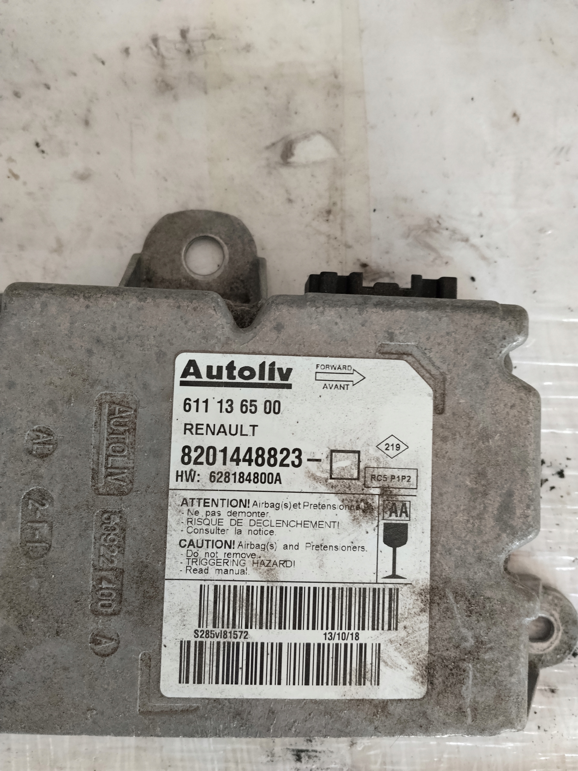 модуль Подушки renault oe 8201448823