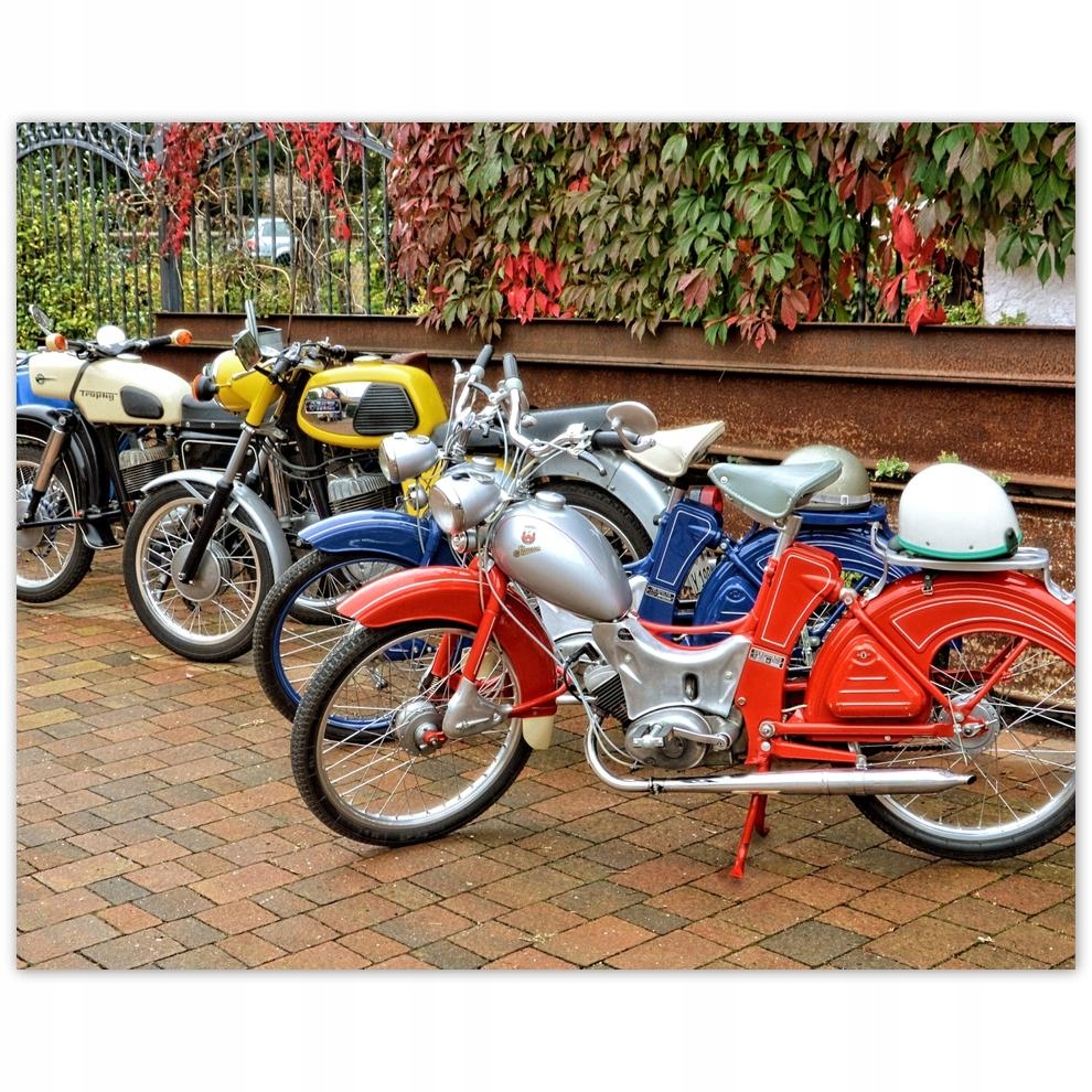 

Plakat 50x40 Motocykle zabytkowe