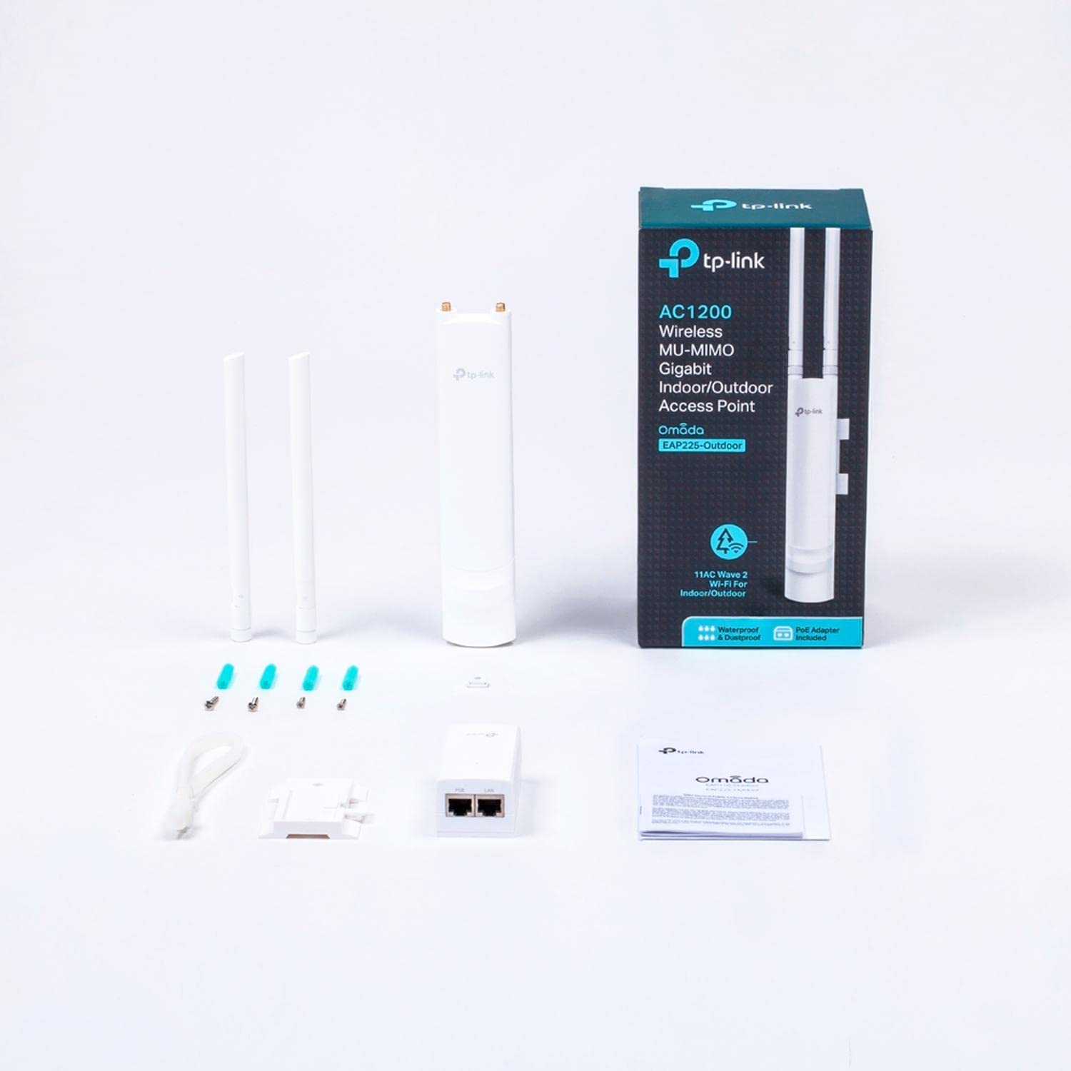 TP-LINK EAP225 Zewnętrzny Punkt Dostępu WLAN Gigabit Dualband IP65 — miniatura 4