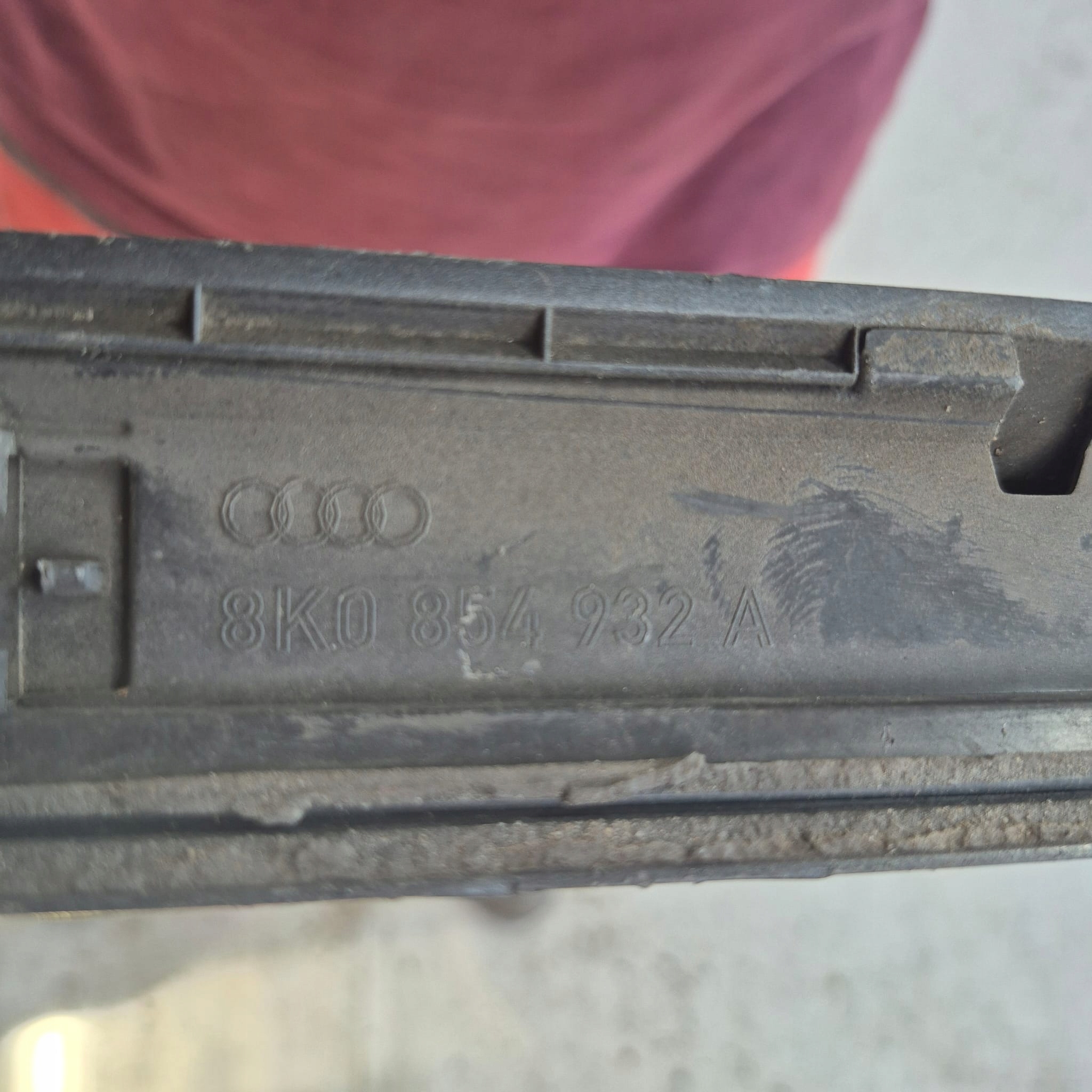 AUDI A4 B8 S LINE 8K 07- right threshold moulding threshold 8K0854932A
