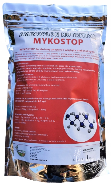 

Mykostop 1kg dodatek na pleśnie grzyby mykotoksyny