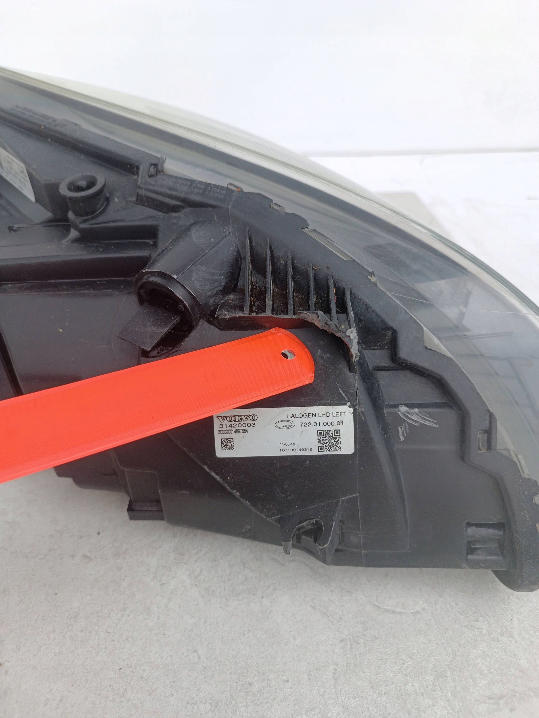 light front left EUROPA H7 31420003 Volvo V40 II (2012-2019)