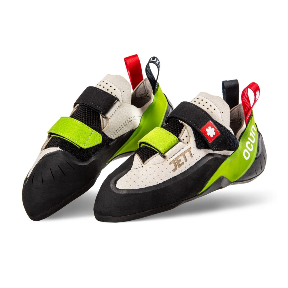 Lezečky Ocún Jett Qc Grey/Green|45 Eu