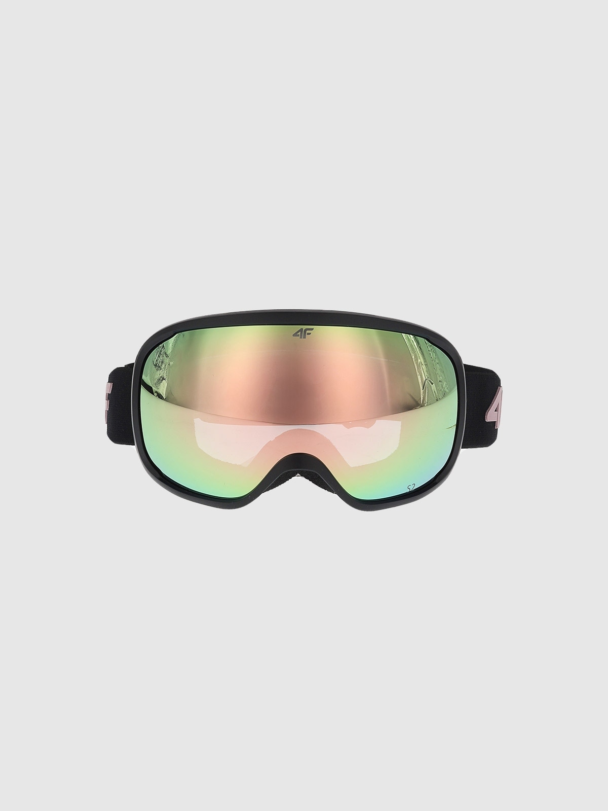 4F Lyžařské brýle s vícebarevnou povrchovou úpravou pro děti černé Mt
