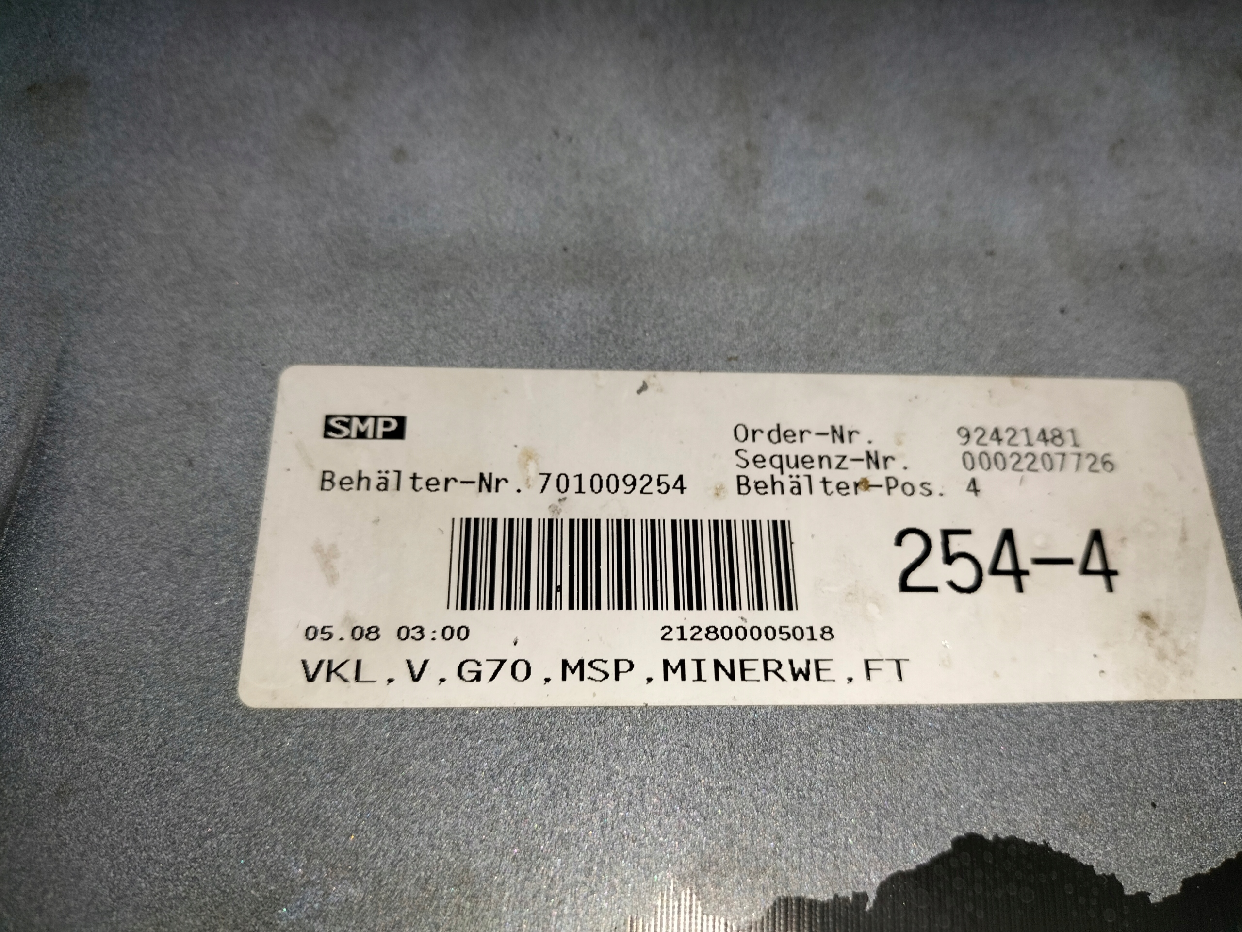 front bumper front BMW 7 I7 G70 22- m-packet