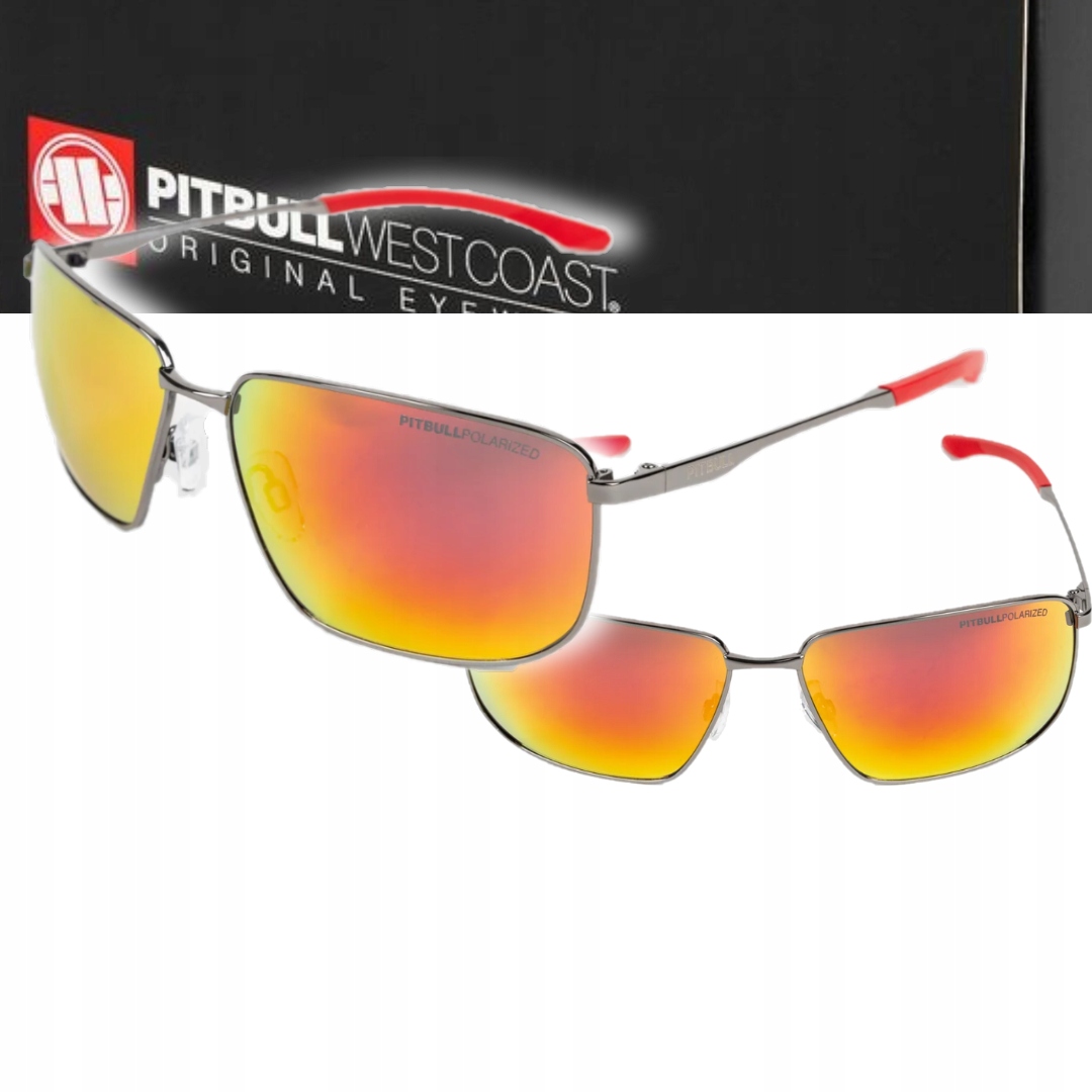 Pitbull West Coast Sluneční Brýle Bennet Červené Univerzální