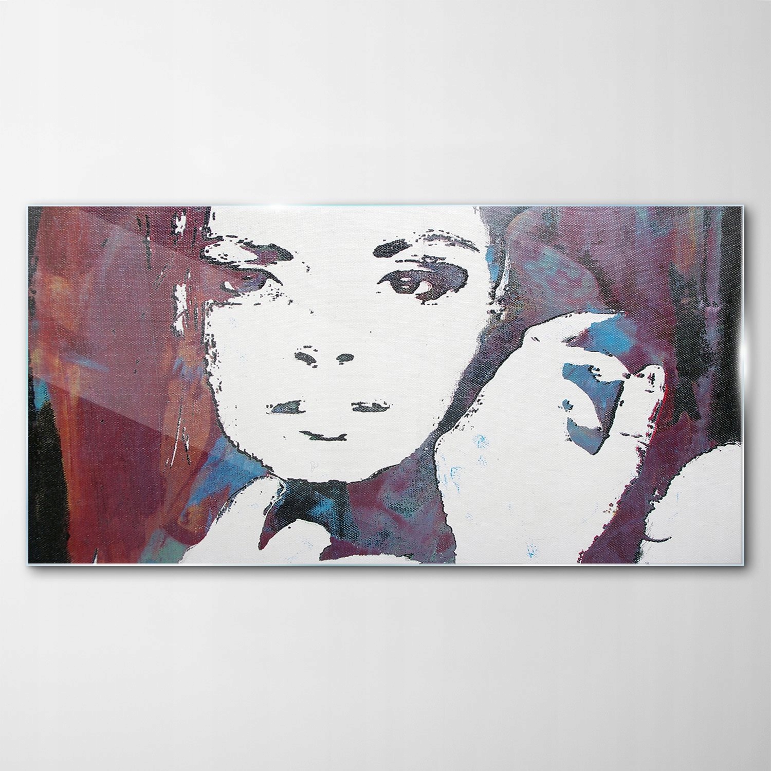 Obraz na skle Dekor Tvár Ženy Portrét 100x50