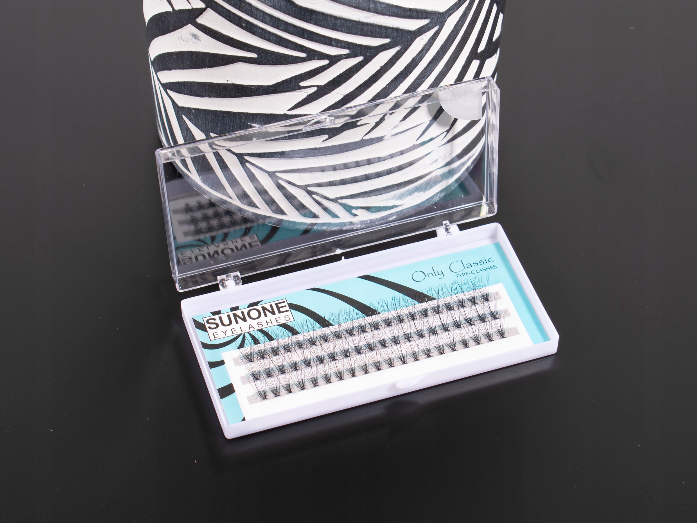 Sztuczne Rzęsy KĘPKI RZĘS JEDWABNE 12 mm - 60sztuk Typ jedwabne