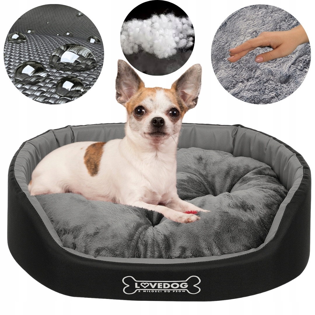 Pelíšek pro psa kočku Polský Výrobek potah pohovka kotec Lovedog S 50x40