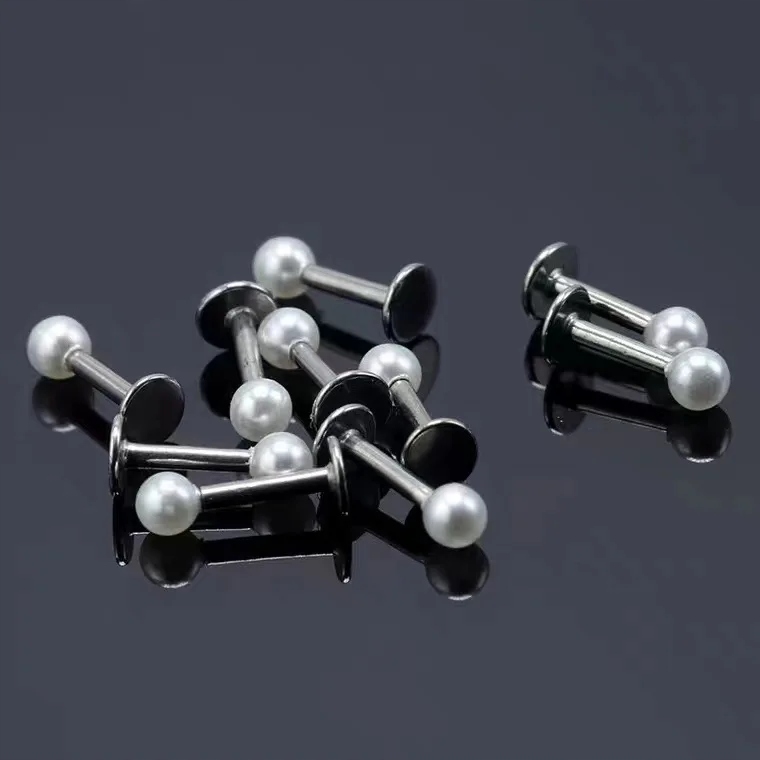 Piercing de acero inoxidable Labret para labio, 10 piezas, hecho a mano, Marka bez marki