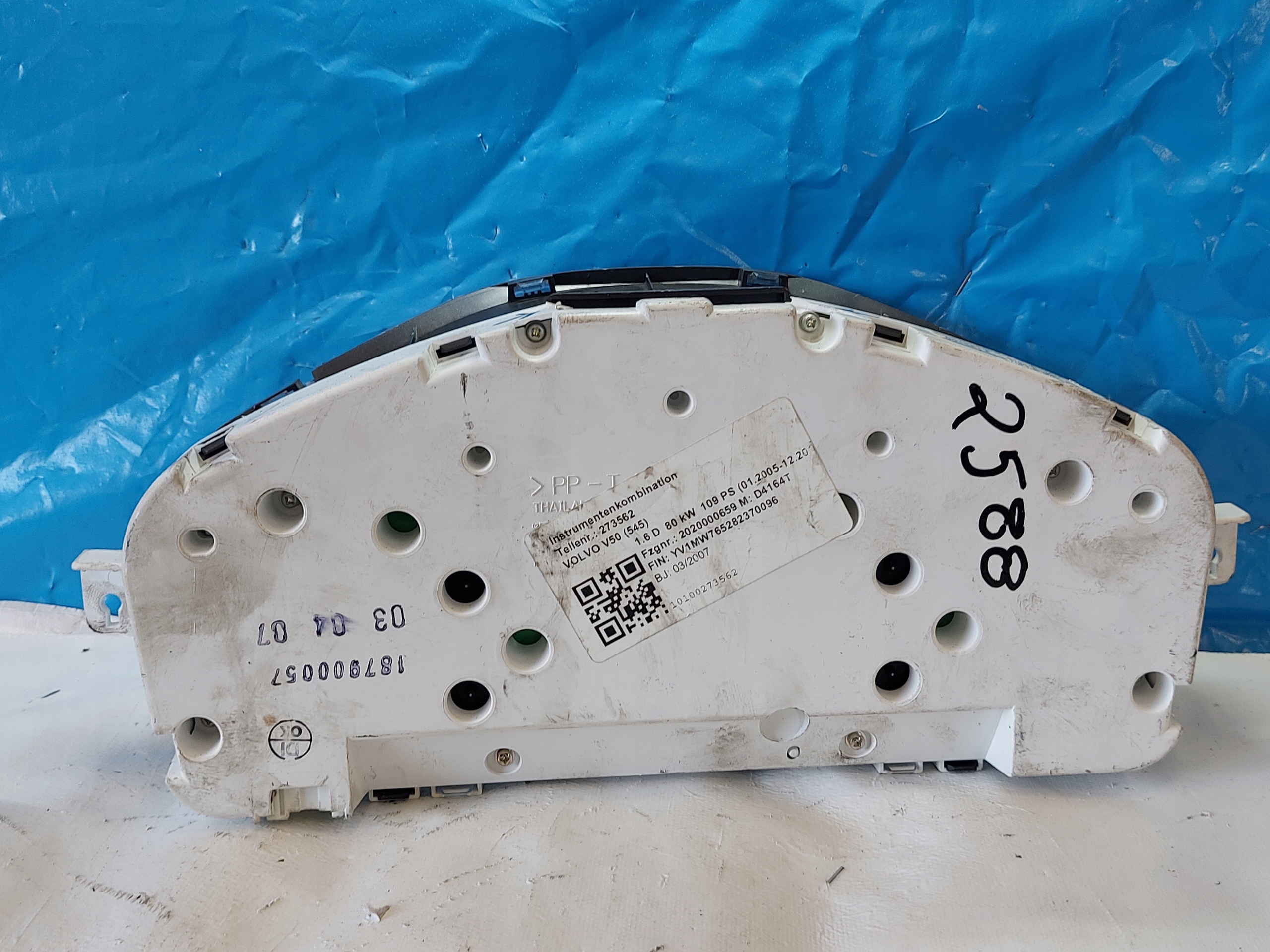 dials clock VOLVO V50 1.6 TD 30765310